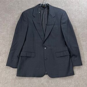 Brooks Brothers Brooksease Sport Coat Blazer 40R Wool Blend Gray Two Button